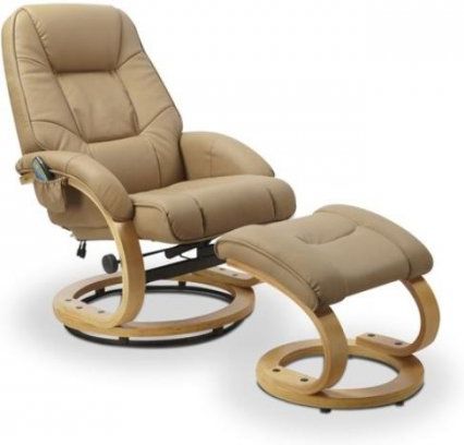 Halmar fotel rozkładany z funkcją masażu i podgrzewania MATADOR beż