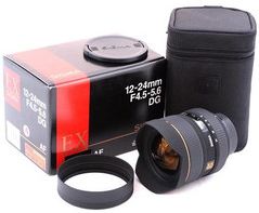 Sigma 12-24mm f/4.5-5.6 EX DG HSM Nikon D600 ,D610, D700 , D800 (412)