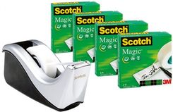 Zdjęcie Scotch Taśma Magic (8-1933R16C60) 16Szt.+ Podajnik - Kętrzyn
