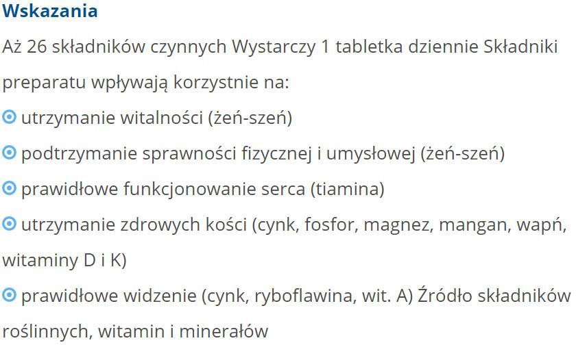 Apteo Witaminy dla seniorów z żeń-szeniem i luteiną 100tabl