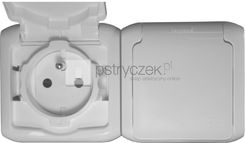 Zdjęcie Legrand Gniazdo 2 X 2P+Z 16 A - 250 V - Forix Ip44 Biały 782377 - Skępe