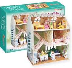 Cubicfun Puzzle 3D Domek Dla Lalek Dreamy P645H