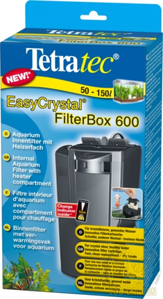 Tetra EasyCrystal FilterBox 600 Filtr wewnętrzny z miejscem na grzałkę
