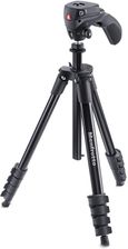 MANFROTTO COMPACT ACTION 5 sekc. z gł. hybryd. czarny MKCOMPACTACN-BK (MKCOMPACTACN-BK) - Statywy
