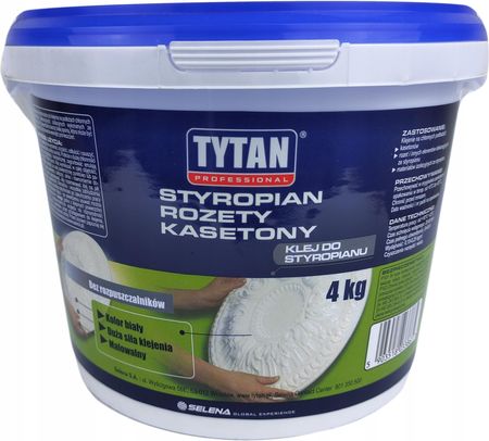 TYTAN PROFESSIONAL Klej do styropianu STYRO FIX 4 kg biały