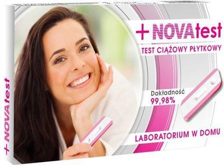 Test ciążowy NOVAtest płytkowy 1 sztuka