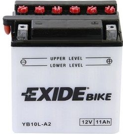 Exide Bike Conventional 12V 11 Ah 130A Yb10L-A2