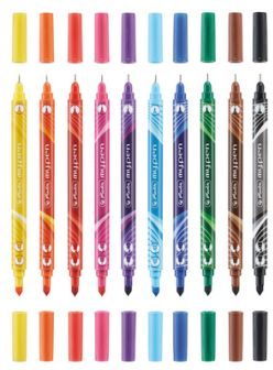 Herlitz Cienkopisy 2W1 10 Kolorów My Pen
