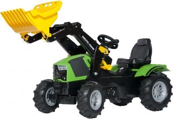 Rolly Toys Farmtrac Traktor Z Ładowaką Deutz-Fahr-Lader 5120,Koła Pompowane 611201