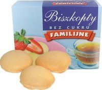 Zdjęcie GLUTENEX Biszkopty b/g bez cukru 100g - Siechnice