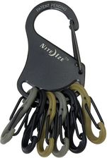 Zdjęcie Brelok Nite Ize S-Biner KeyRack Steel Black/Military (KRK-03-01BG) - Piastów