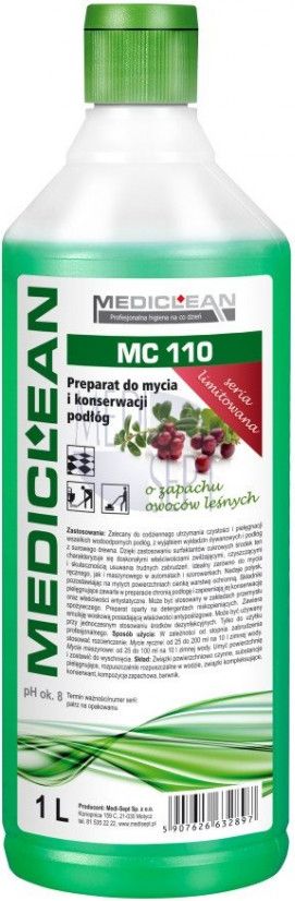 Medi-Sept Preparat Do Mycia I Konserwacji Podłóg Mediclean Mc 110/ 1L ...