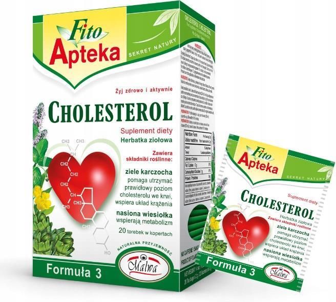 Herbata Malwa Fito Apteka Herbatka Ziołowa Cholesterol 20x2g Ceny I Opinie Ceneopl 3743