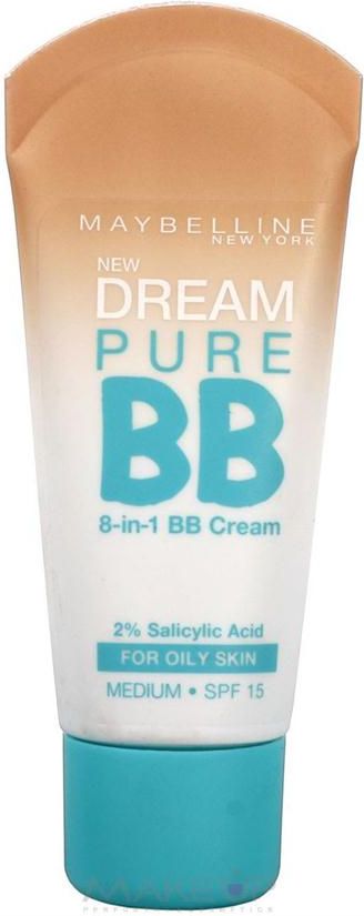 Maybelline Dream Pure BB Cream 8in1 30 Ml Odcień Medium - Opinie I Ceny ...