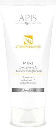 APIS Vitamin Balance Maska z witaminą C i białymi winogronami 200ml