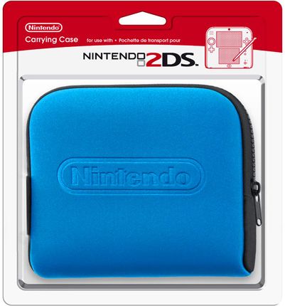 Etui Nintendo 2DS niebieskie