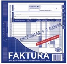 Zdjęcie Mipro Faktura Vat 2/3 A4 Oryg. + 2 Kopie 102-Xe - Tomaszów Lubelski