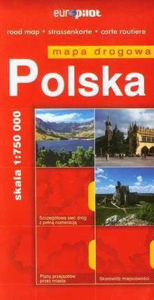 Polska mapa drogowa 1:750 000