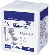 Zdjęcie Matopat kompresy niejałowe z włókniny 30g 4W 7,5x7,5cm 100szt. - Witkowo