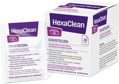 Hexaclean chusteczki do specjalistycznej higieny i pielęgnacji brzegów powiek x 20 szt