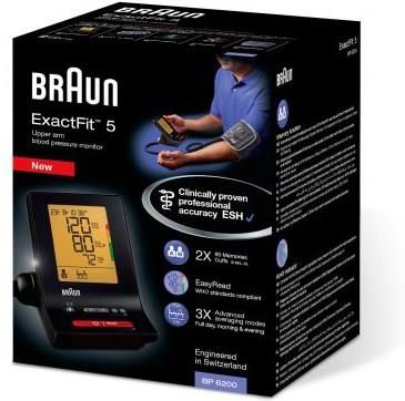 BRAUN EXACTFIT 5  CIŚNIENIOMIERZ NARAMIENNY Z PODŚWIETLENIEM BP6200