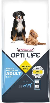 Versele Laga Opti Life Adult Light Medium And Maxi 12,5Kg