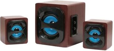 Platinet Omega Speakers 2.1 Og-21W Wood 15W (OG21W)