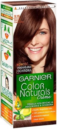 Garnier Color Naturals Creme odżywcza farba do włosów 5.15 Gorzka czekolada