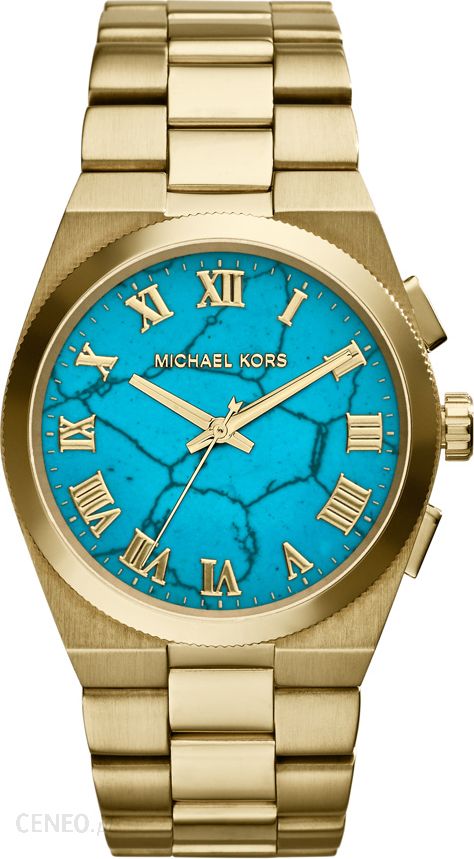 zegarek michael kors z niebieska tarcza