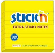 Hopax Notes Samoprzylepny Extra Sticky Żółty Neon-90 Kart. - Wizytowniki