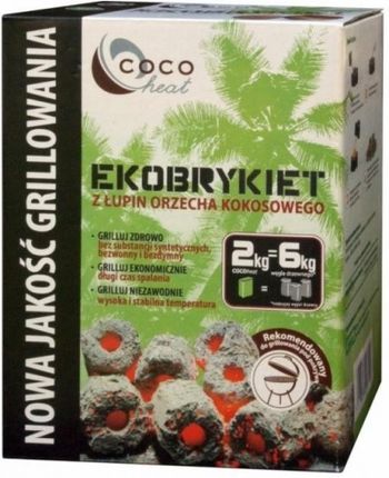 Ekobrykiet kokosowy CocoHeat 2 kg