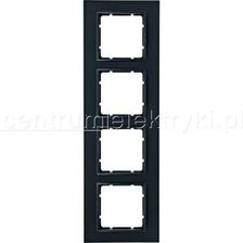 Zdjęcie HAGER Ramka Antracyt Mat 4-Krotna 10146626 - Wielichowo