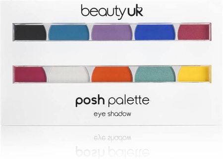 Beauty UK Posh Palette Eye Shadow Paleta 10 cieni do powiek 3 Festival