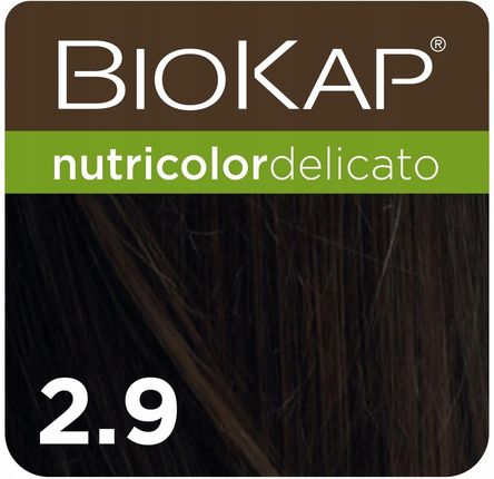 Biokap Nutricolor Delicato Farba Koloryzująca Do Włosów  2.9 Ciemny Czekoladowy Kasztan 140ml