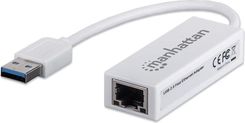 Zdjęcie Manhattan Konwerter Usb 2.0 - Rj45 Ethernet 10/100 Cł (506731) - Szklarska Poręba
