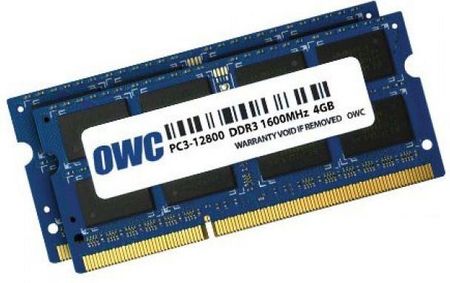 Owc So-Dimm Ddr3 2X4Gb 1600Mhz Cl11 Low Voltage Apple Qualified Poz (OWC1600DDR3S08S)