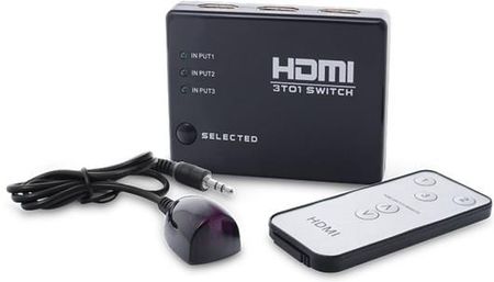 Savio Switch HDMI - 3 porty + pilot (CL-28)
