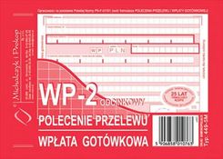 Michalczyk&Prokop Polecenie przelewu/wpł. got. 2-odc., A6 (miekkie) /449-5M/