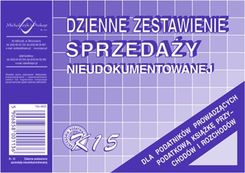 Michalczyk&Prokop Dzienne zestawienie sprzedaży nieudokumentowanej, A6 /K-15/