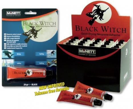 Reparador De Neoprenos Black Witch McNett - 28 Ml, Para Sellar Trajes De Buceo, Surf, Paddle