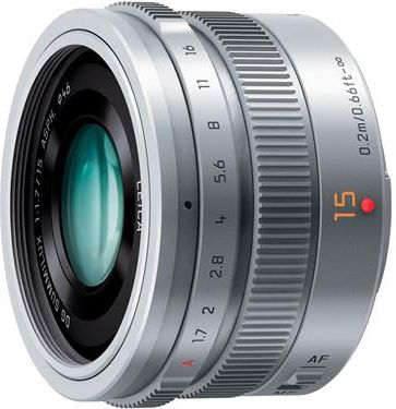 Panasonic Leica DG SUMMILUX 15mm f/1.7 ASPH srebrny (H-X015-S)