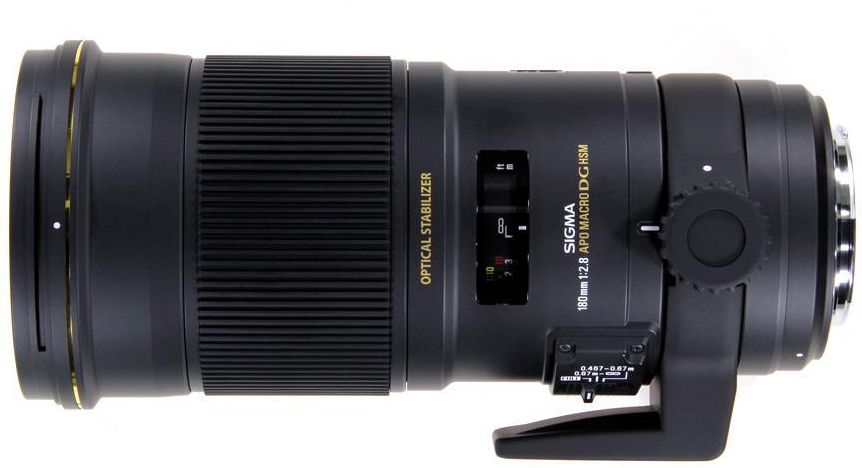 レンズ(単焦点) SIGMA 180mm f/2.8 EX DG OS HSM NIKON シグマ SIGMA APO MACRO 180mm F2.8 EX DG OS HSM (ニコンF用