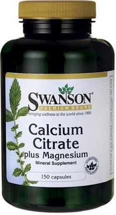 Swanson Calcium Citrate Plus Magnesium 150 kaps.