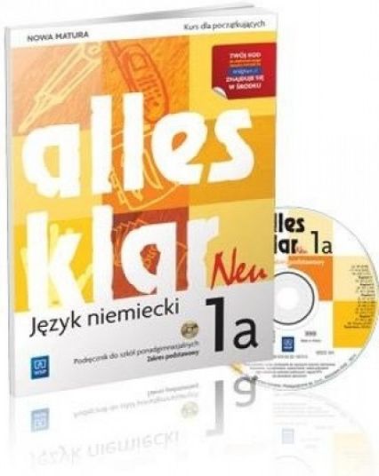 Nauka niemieckiego Alles Klar Neu 1a Podr Cd Z.p. W.2014 Wsip - Ceny i