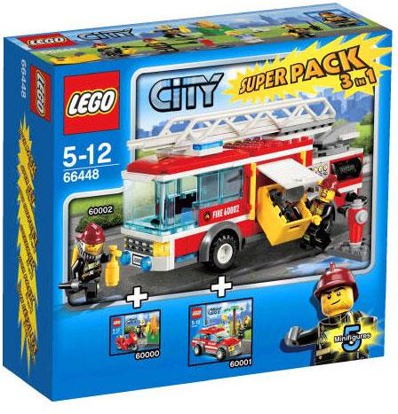 Klocki LEGO City Straż Pożarna Super Pack 3 in 1 66448 - Ceny i opinie ...