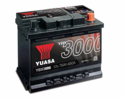 Yuasa 75Ah 650A P+ YBX3096 Japan