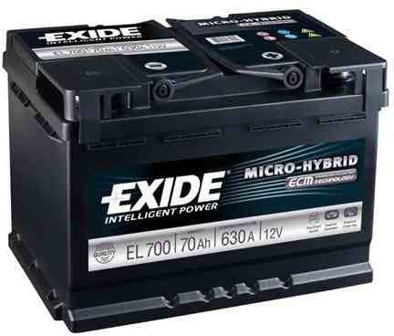 Battery Shop EXIDE EL752 EFB Start and Stop 12V 75Ah 730A