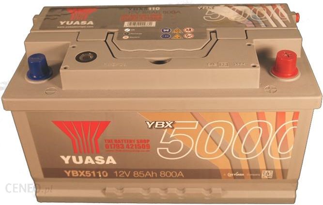 YUASA Batterie Yuasa Silver YBX5110 12v 85ah 800A Hautes performances pas  cher 