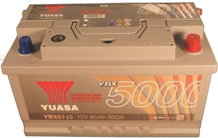 Yuasa 85Ah 800A P+ Silver Ybx5110