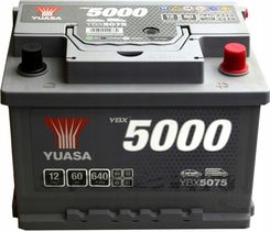 Akumulator Yuasa 60Ah 620A P+ Silver Ybx5075 - zdjęcie 1